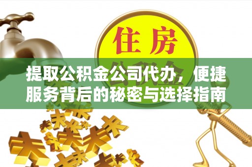 井研提取公积金公司代办，便捷服务背后的秘密与选择指南