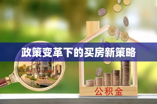 井研政策变革下的买房新策略
