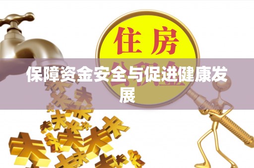 井研保障资金安全与促进健康发展