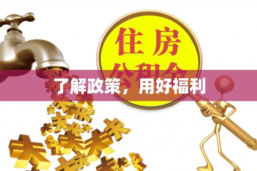 井研了解政策，用好福利