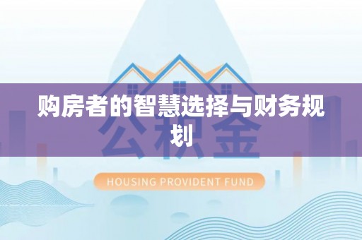井研购房者的智慧选择与财务规划