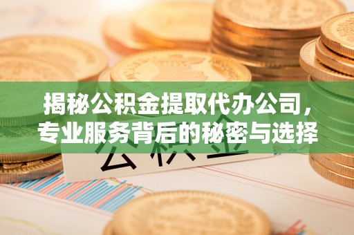 井研揭秘公积金提取代办公司，专业服务背后的秘密与选择指南