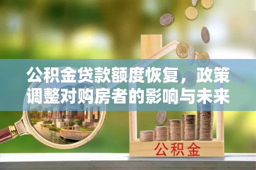 井研公积金贷款额度恢复，政策调整对购房者的影响与未来展望