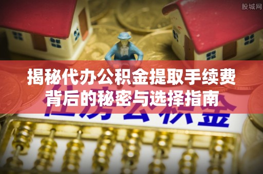 井研揭秘代办公积金提取手续费背后的秘密与选择指南