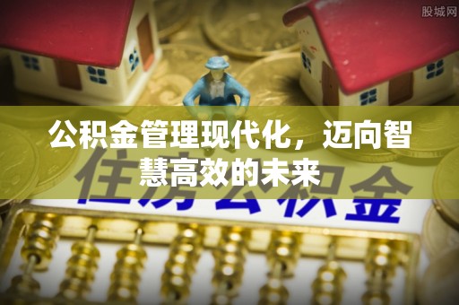 井研公积金管理现代化，迈向智慧高效的未来