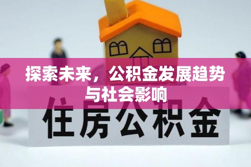 井研探索未来，公积金发展趋势与社会影响