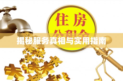 井研揭秘服务真相与实用指南
