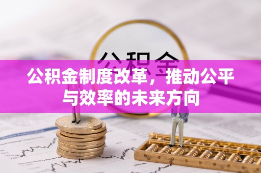 井研公积金制度改革，推动公平与效率的未来方向