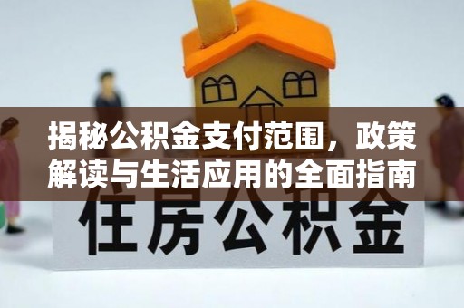 井研揭秘公积金支付范围，政策解读与生活应用的全面指南