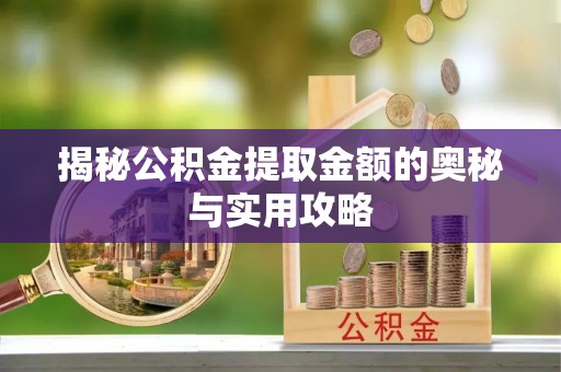 井研揭秘公积金提取金额的奥秘与实用攻略