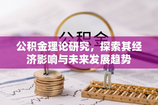 井研公积金理论研究，探索其经济影响与未来发展趋势