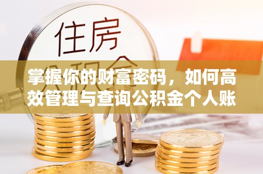 井研掌握你的财富密码，如何高效管理与查询公积金个人账户信息