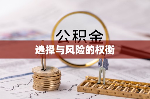井研选择与风险的权衡