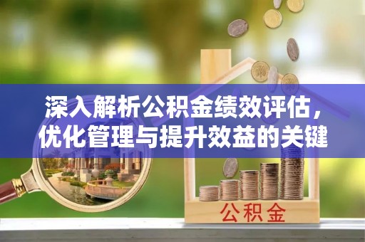 井研深入解析公积金绩效评估，优化管理与提升效益的关键路径