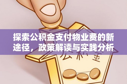 井研探索公积金支付物业费的新途径，政策解读与实践分析