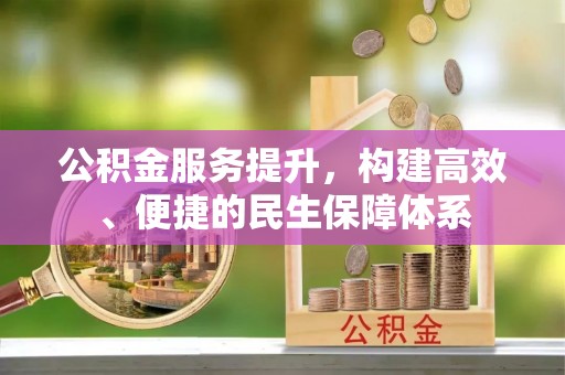 井研公积金服务提升，构建高效、便捷的民生保障体系