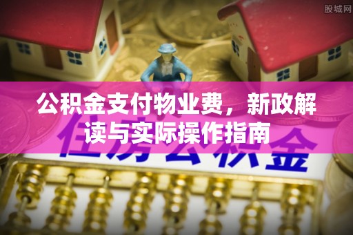 井研公积金支付物业费，新政解读与实际操作指南