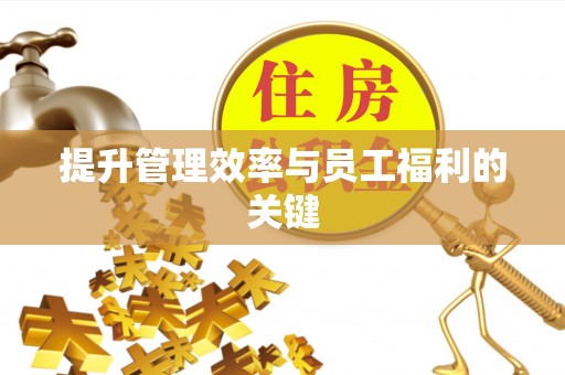 井研提升管理效率与员工福利的关键