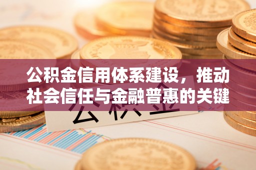 井研公积金信用体系建设，推动社会信任与金融普惠的关键一步