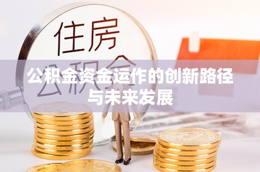 井研公积金资金运作的创新路径与未来发展