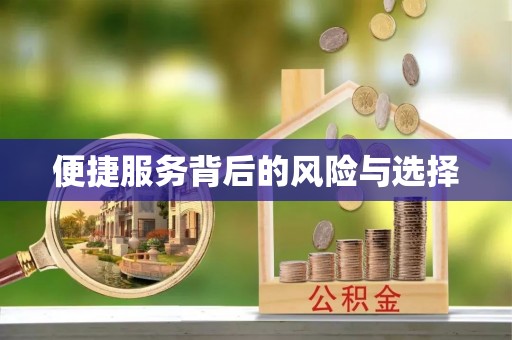 井研便捷服务背后的风险与选择